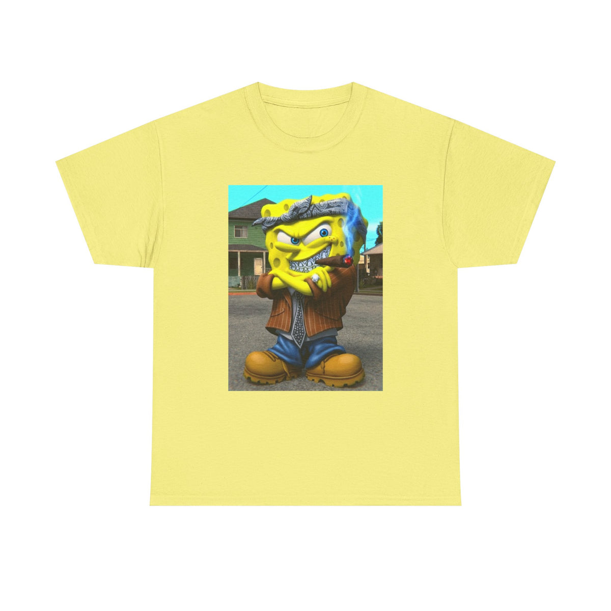 G'd Up SpongeBob Smoking Cigar Tee