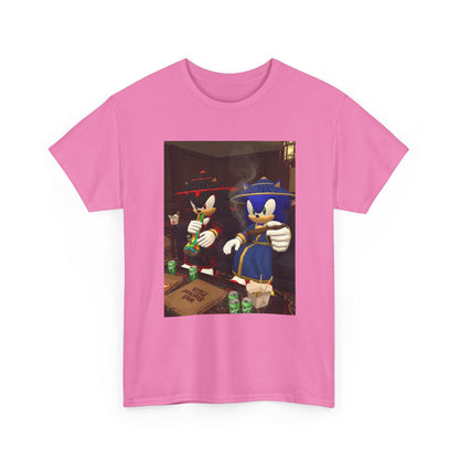 Shadow and Sonic Smoking Chill Tee