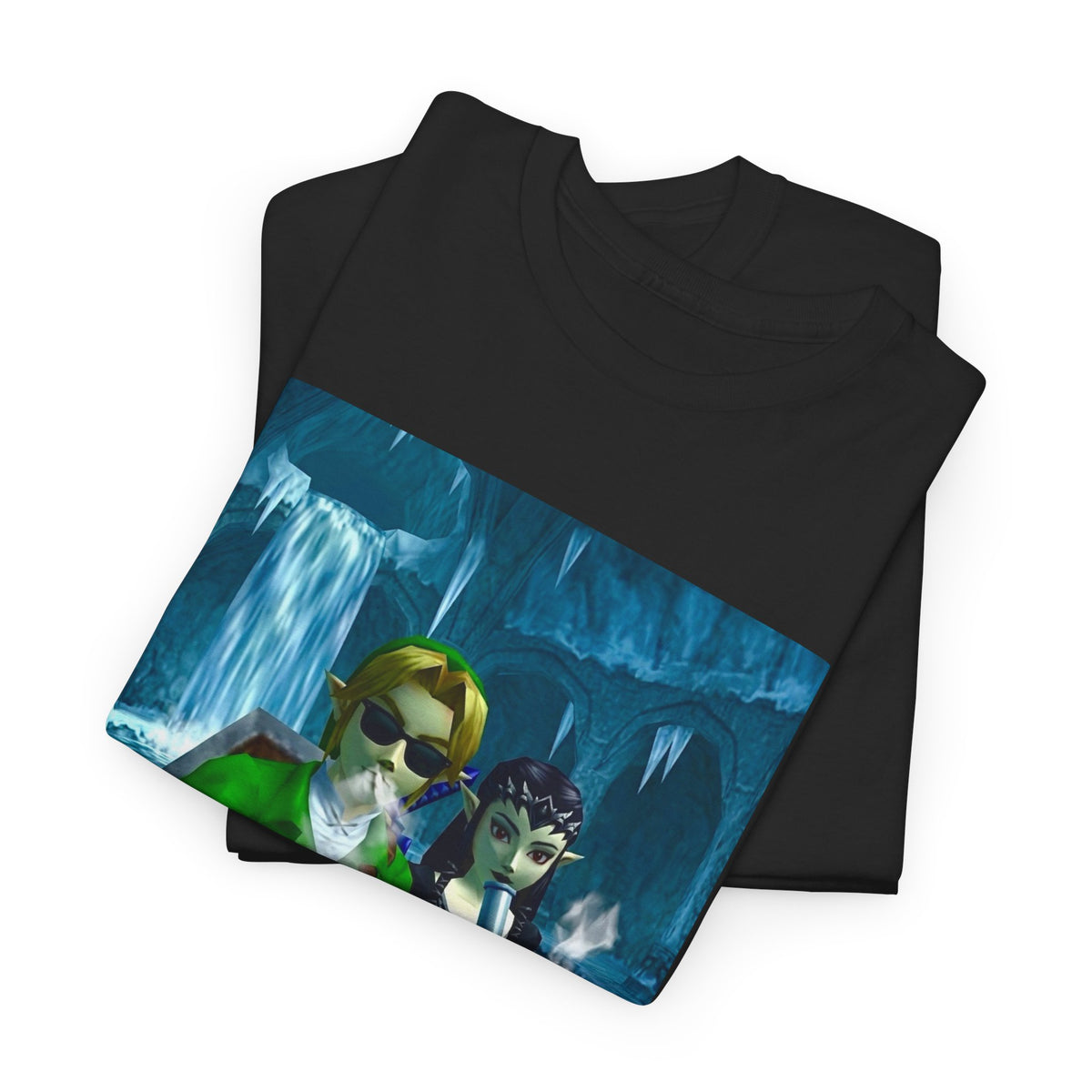 Hero and Dark Princess Chillin' in Ice Cave