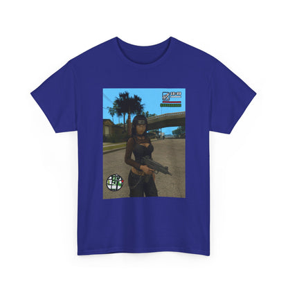 Anime Assassin Girl Holding Gun Tee