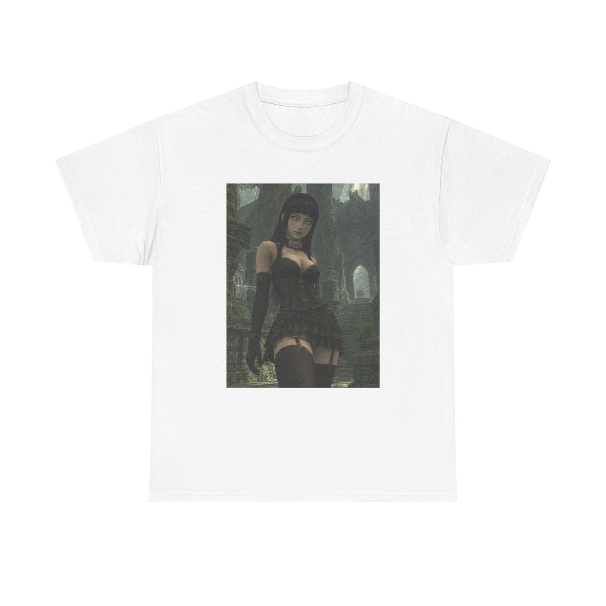 Gothic Byakugan Empress In Ancient Ruins