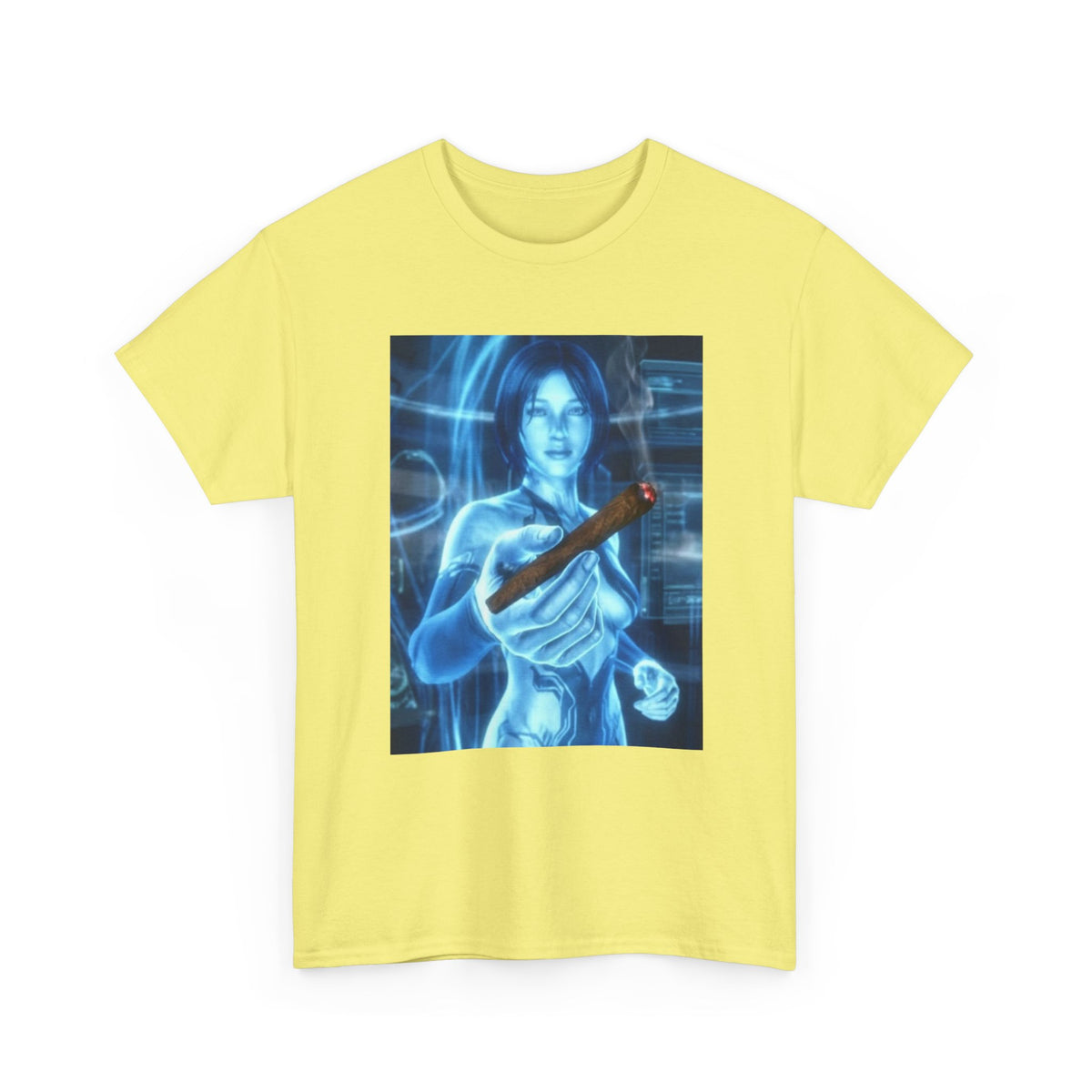 Holographic Babe Passing The Blunt Tee