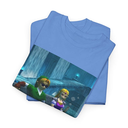 Link And Zelda Chilling In Zora's Domain
