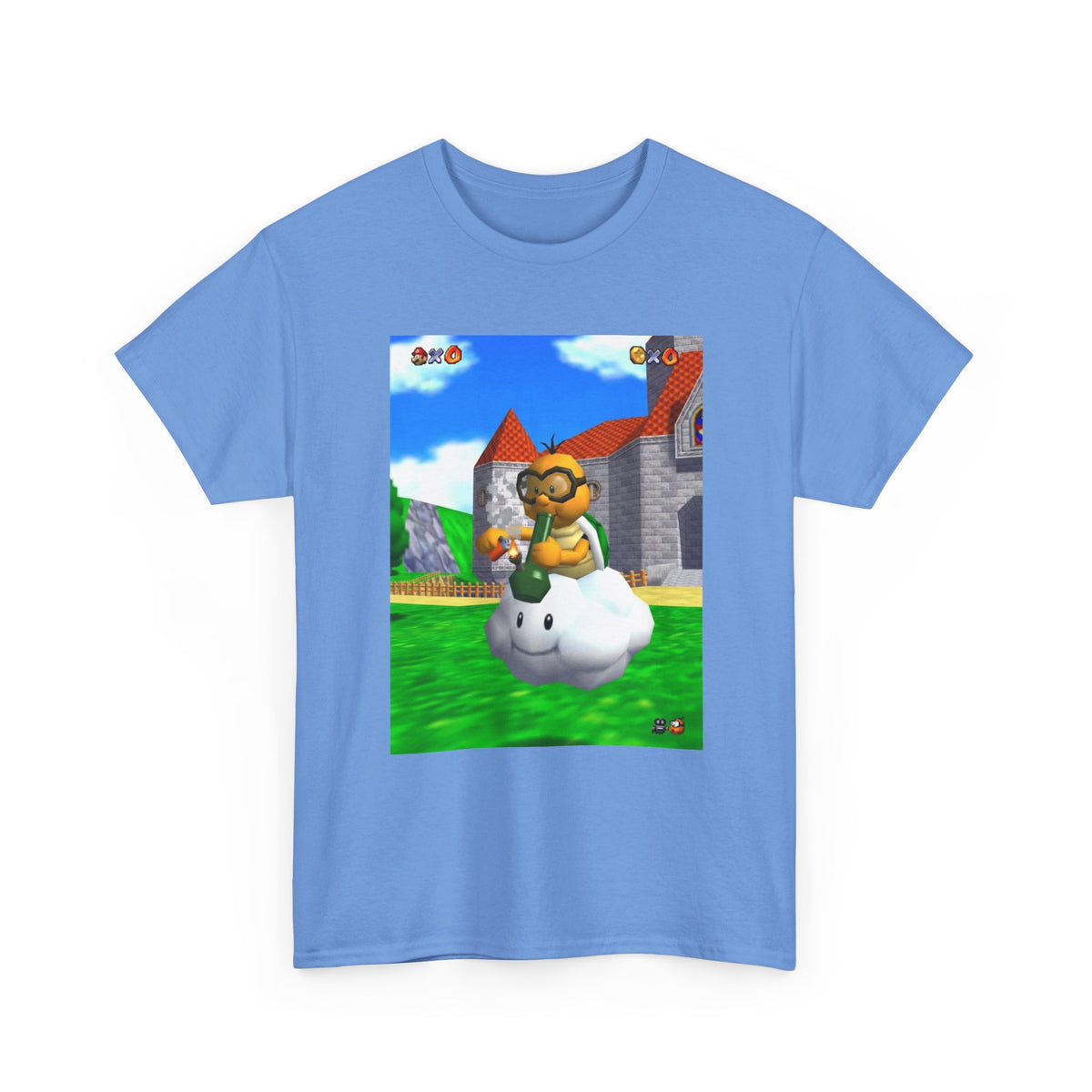 Lakitu Enjoying A Hit On Lakitu's Cloud