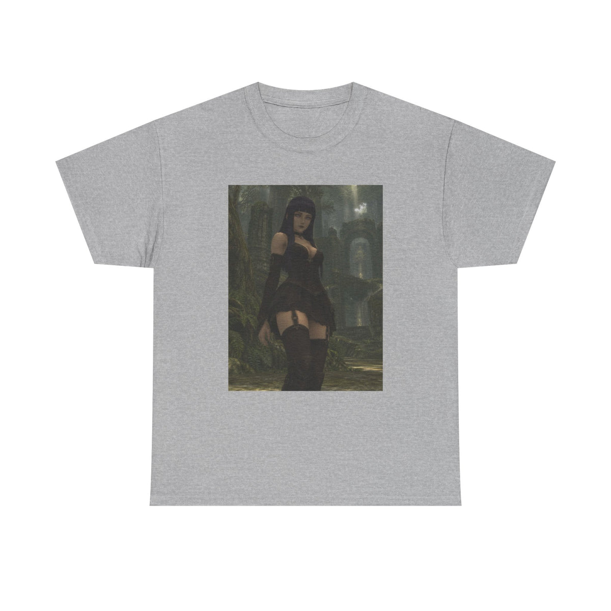 Gothic Byakugan Hinata In Ruined Forest