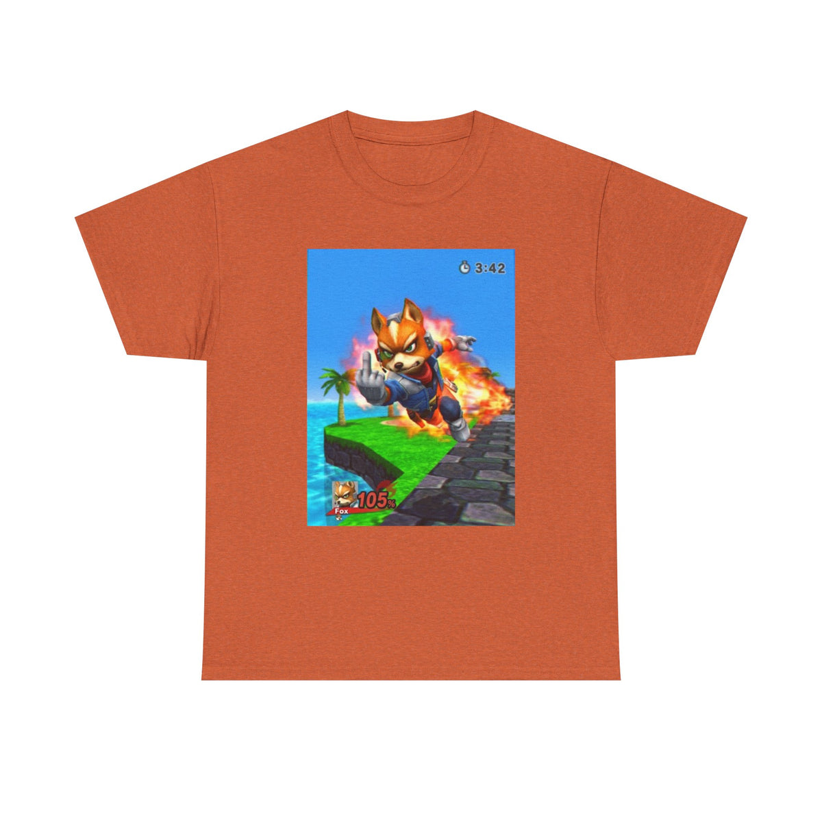 Fox McCloud Flipping The Bird Tee