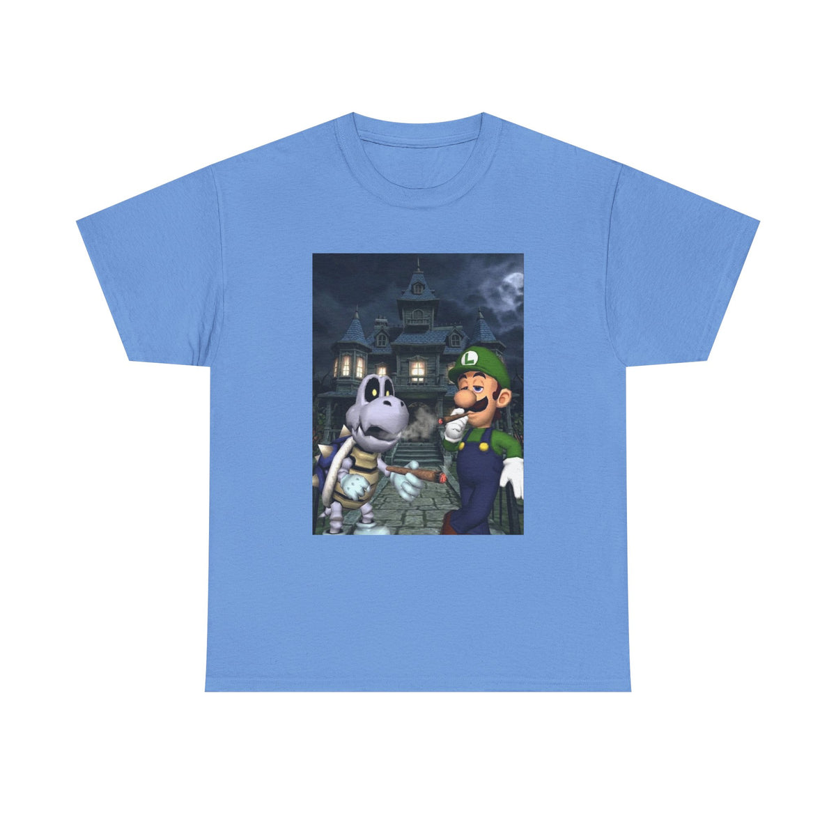 Luigi and Dry Bones Hotboxing Haunted Mansion Tee