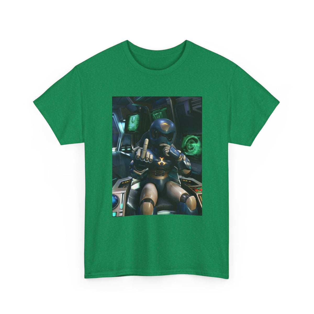 Sci-Fi Pilot Flipping The Bird Tee