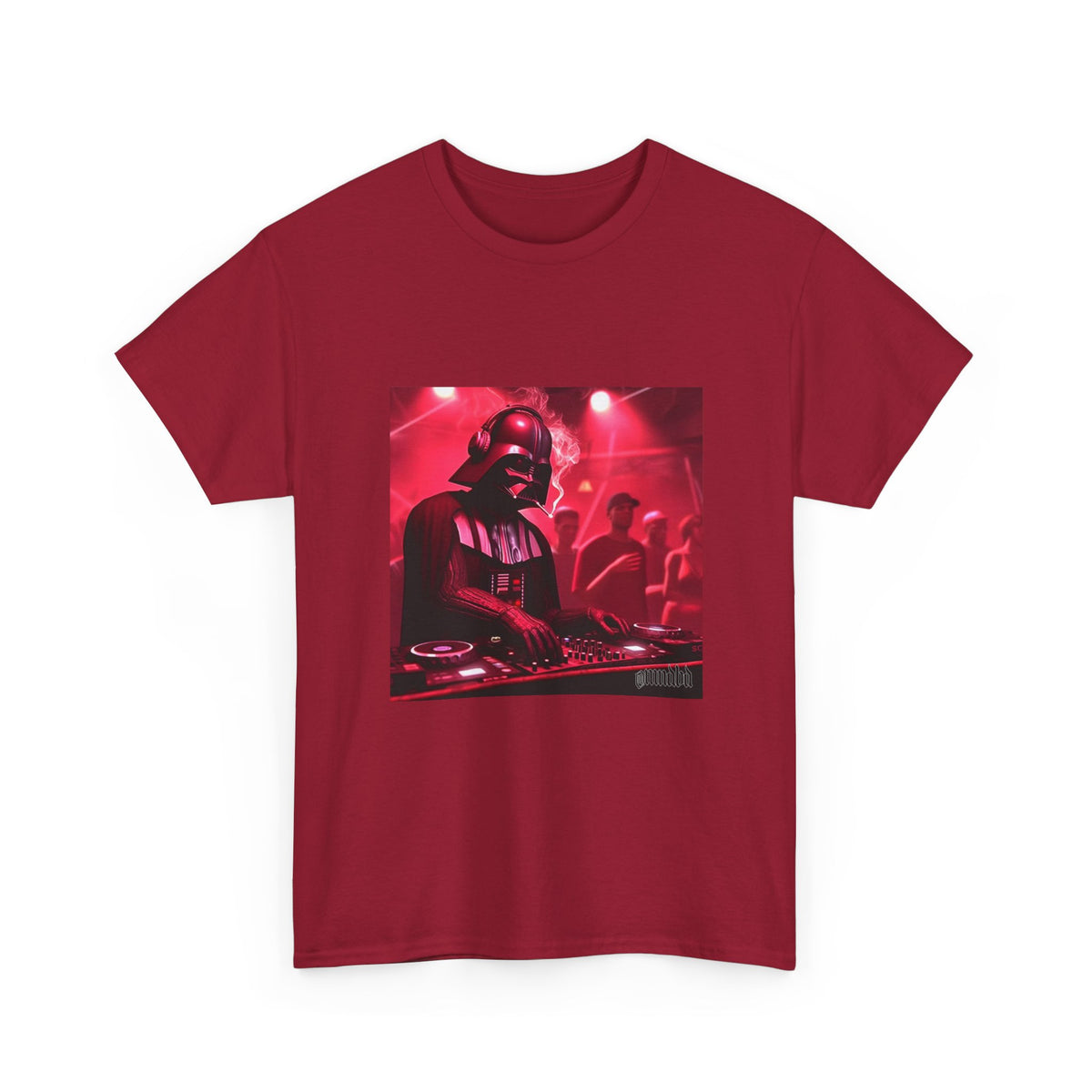 Darth Vader DJ Mixing And Smoking Tee