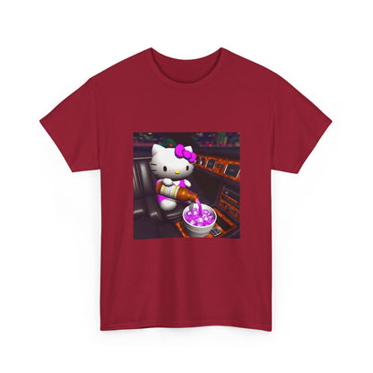 Hello Kitty Pouring Lean In Car Tee