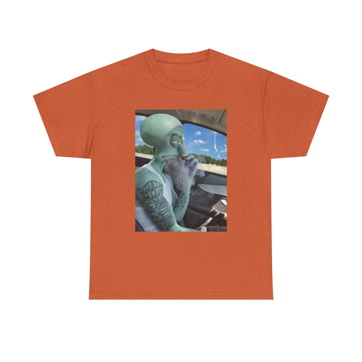 Squidward Hitting The Blunt Tee