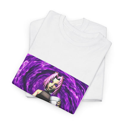 Goth Sakura With Purple Drank Tee