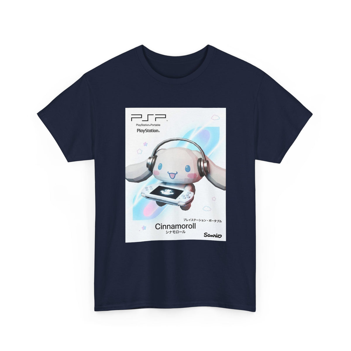 Cinnamoroll Gaming With Headphones On PSP