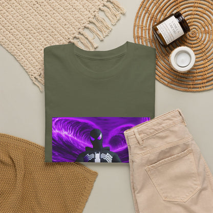 Black Spider-Man Chilling with Lean in Purple Haze