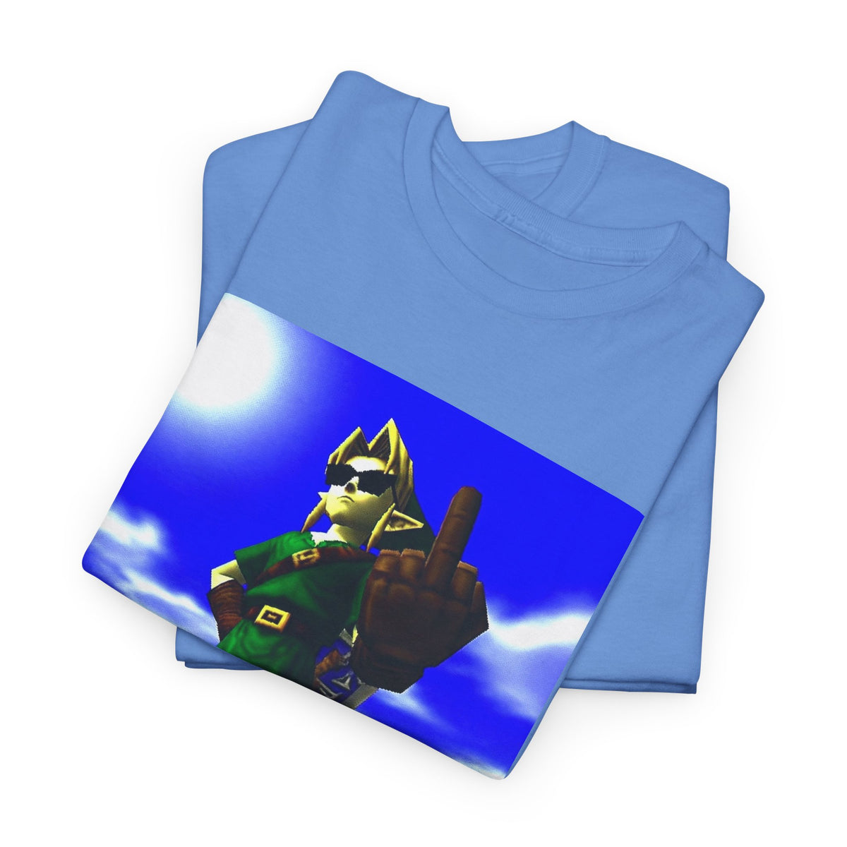 Cool Link Flipping The Bird Tee