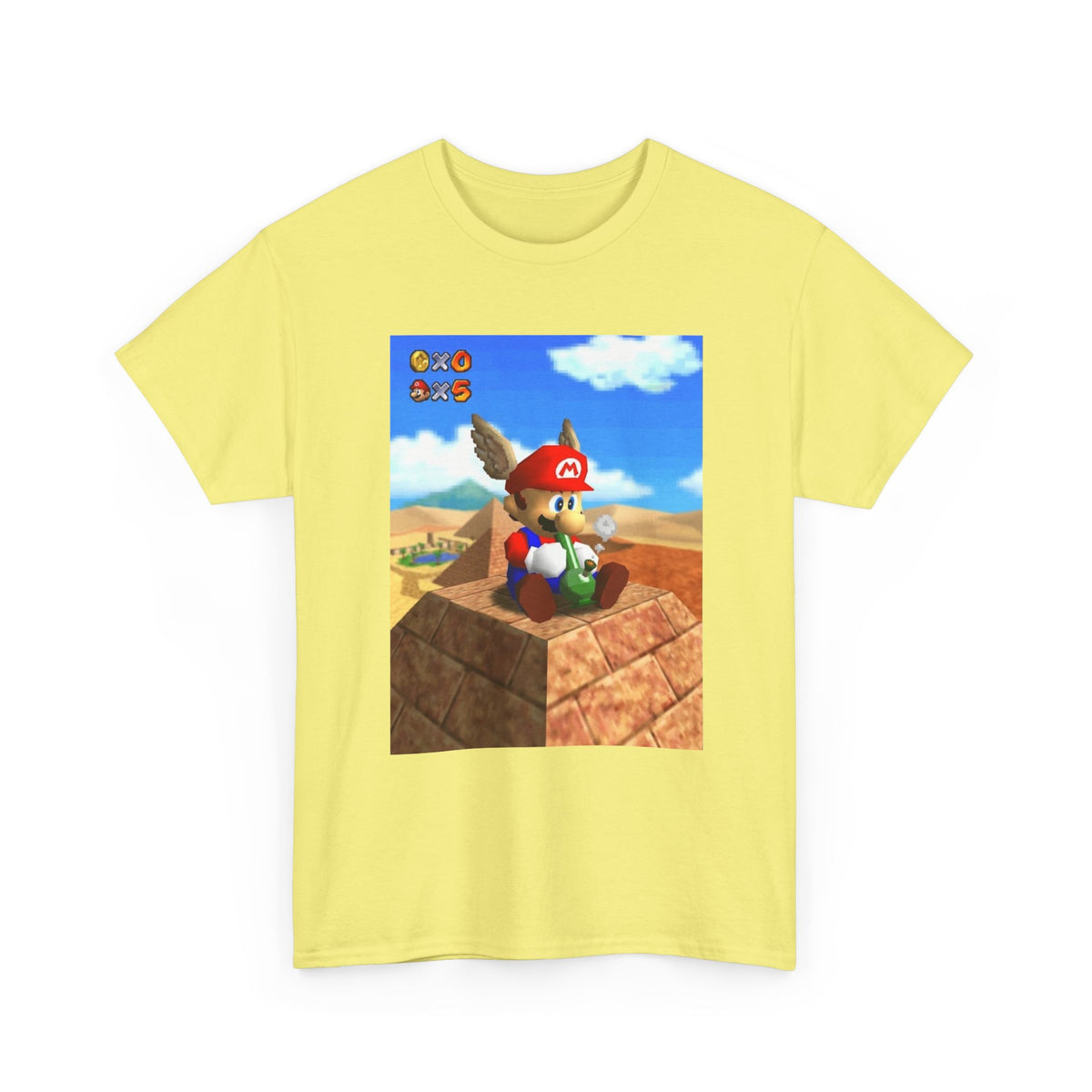 Wing Cap Mario Enjoying The Desert View Tee