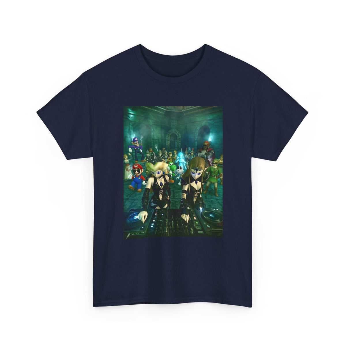 Dark Zelda DJs Gaming Party Tee
