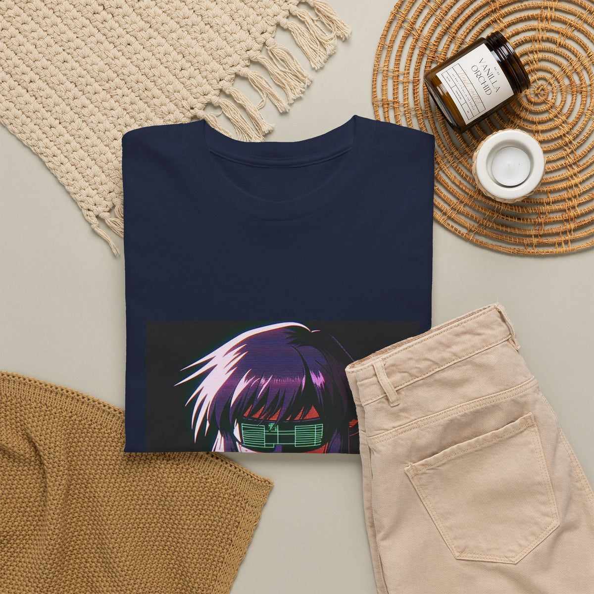 Major Kusanagi In Retro Cyberpunk Visor
