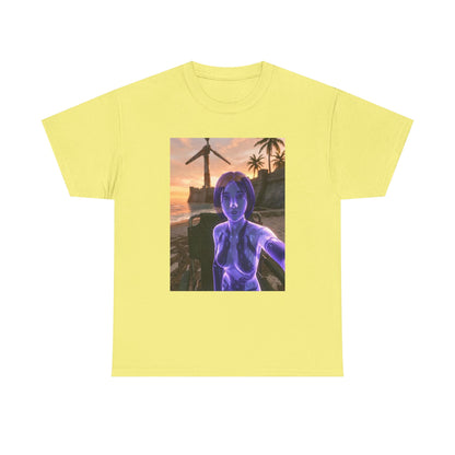 Cortana's Beach Sunset Selfie Tee