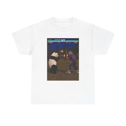 Panda And King Smoking Cigars Street Fight Tee