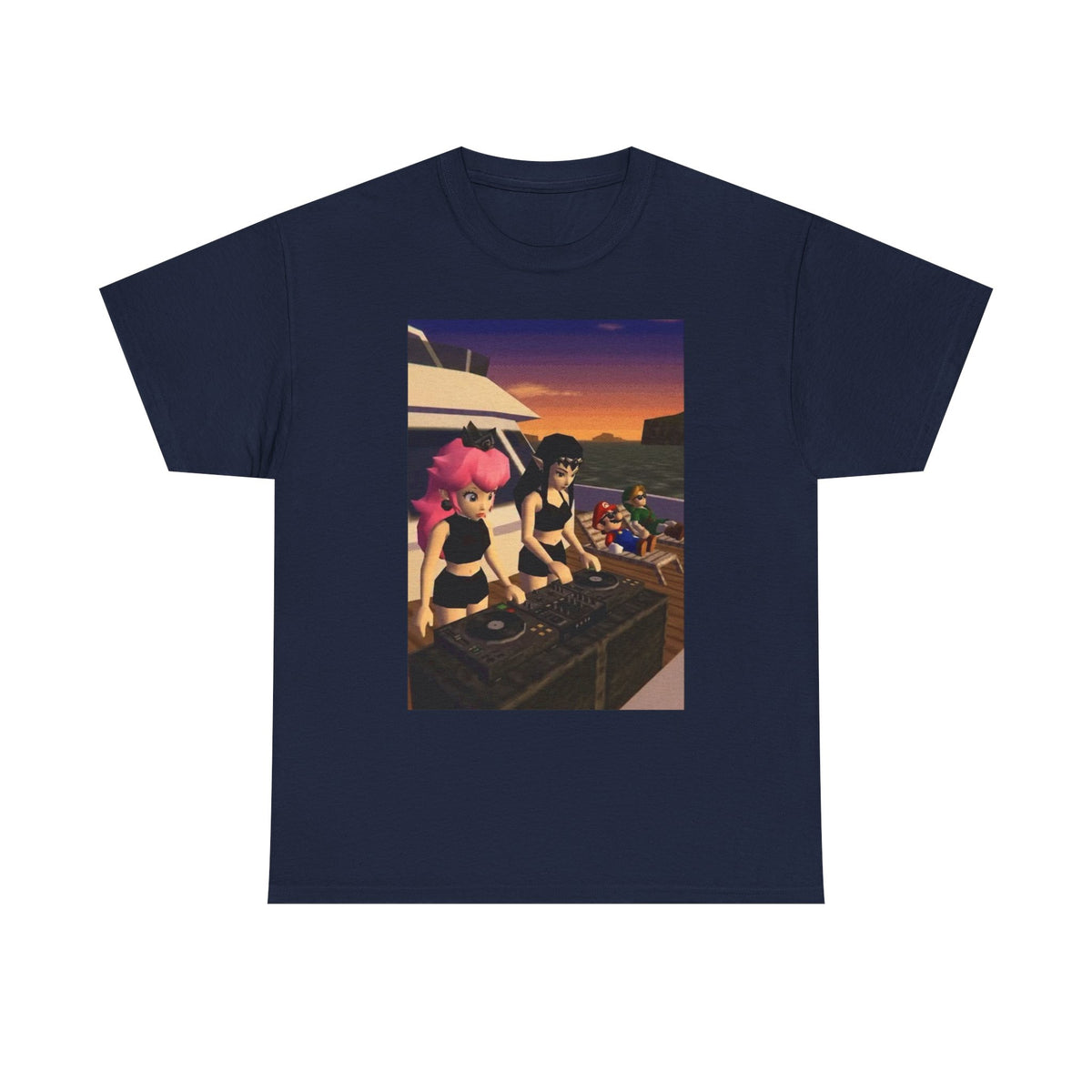 N64 Waifus DJ Yacht Party Tee