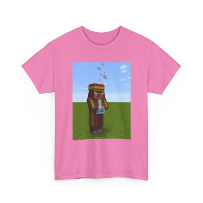Rasta Minecraft Villager Smoking Tee
