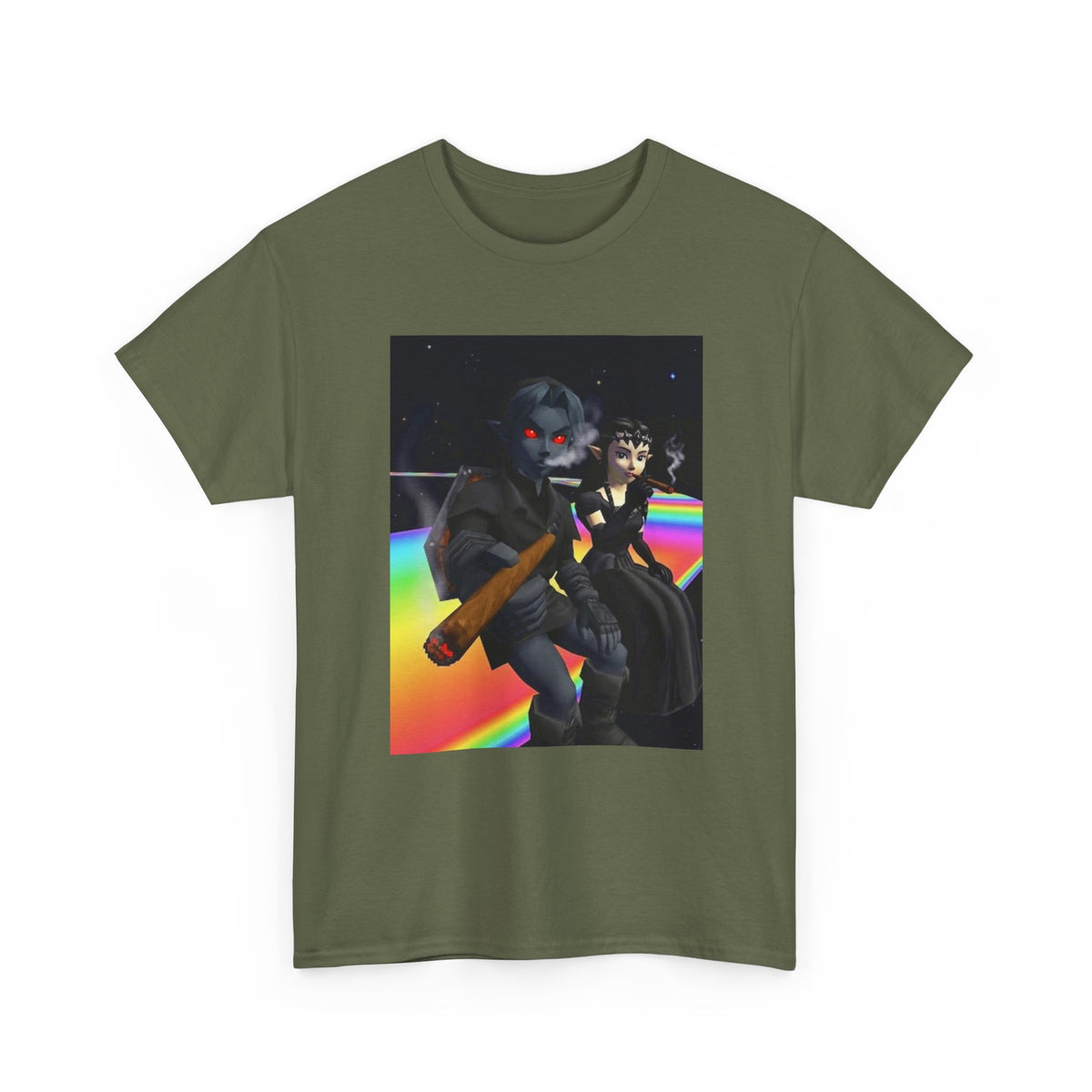 Dark Link And Princess Zelda Blazing Tee