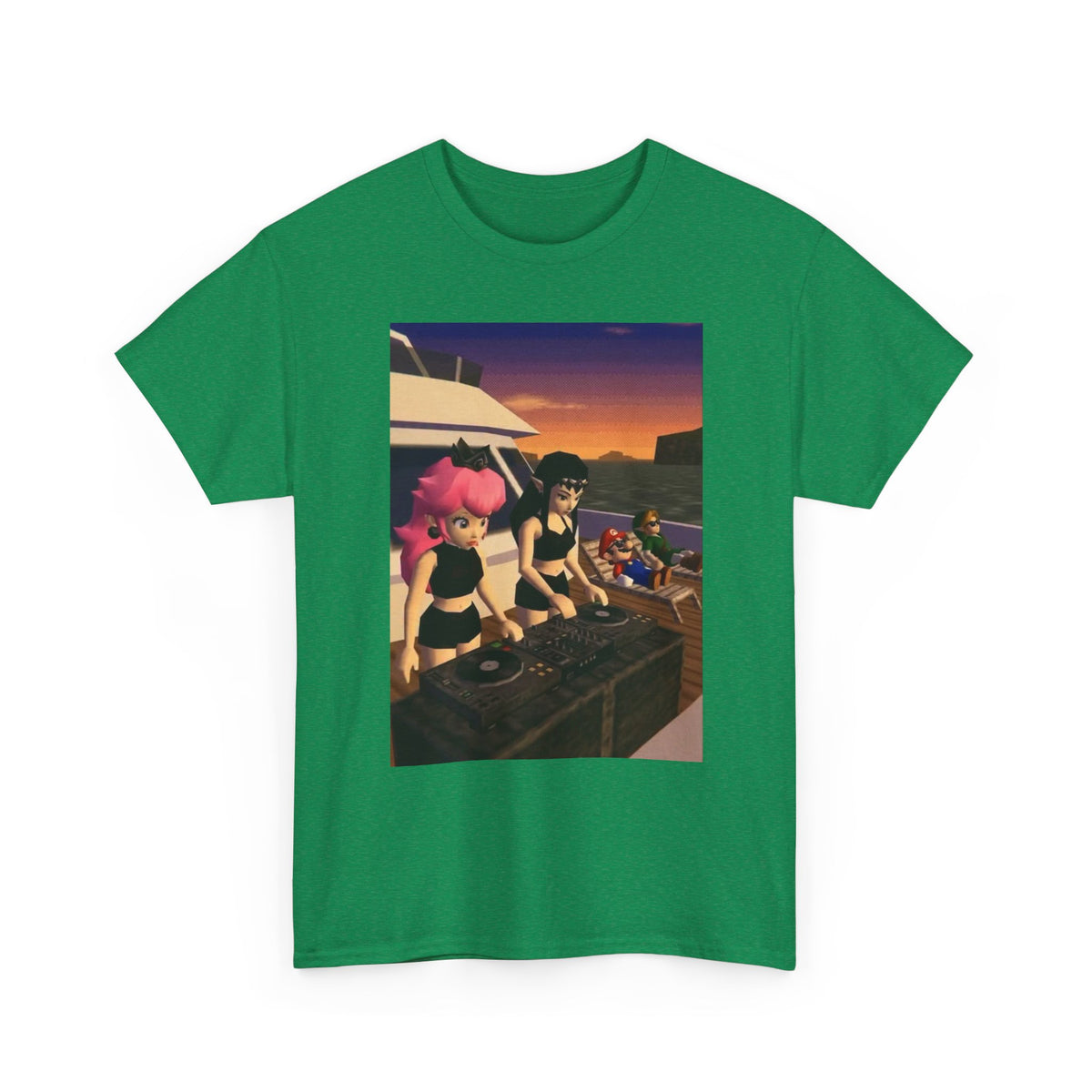 N64 Waifus DJ Yacht Party Tee