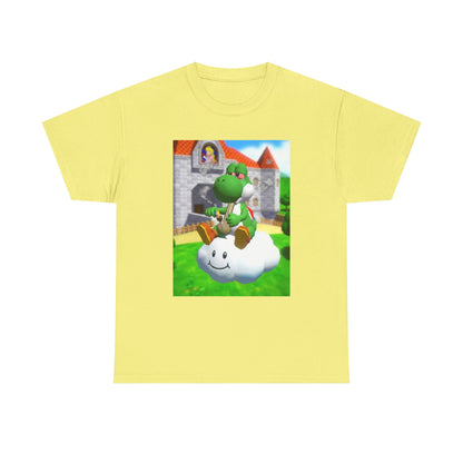 Yoshi Puffing On A Cloud Tee (Design 7)