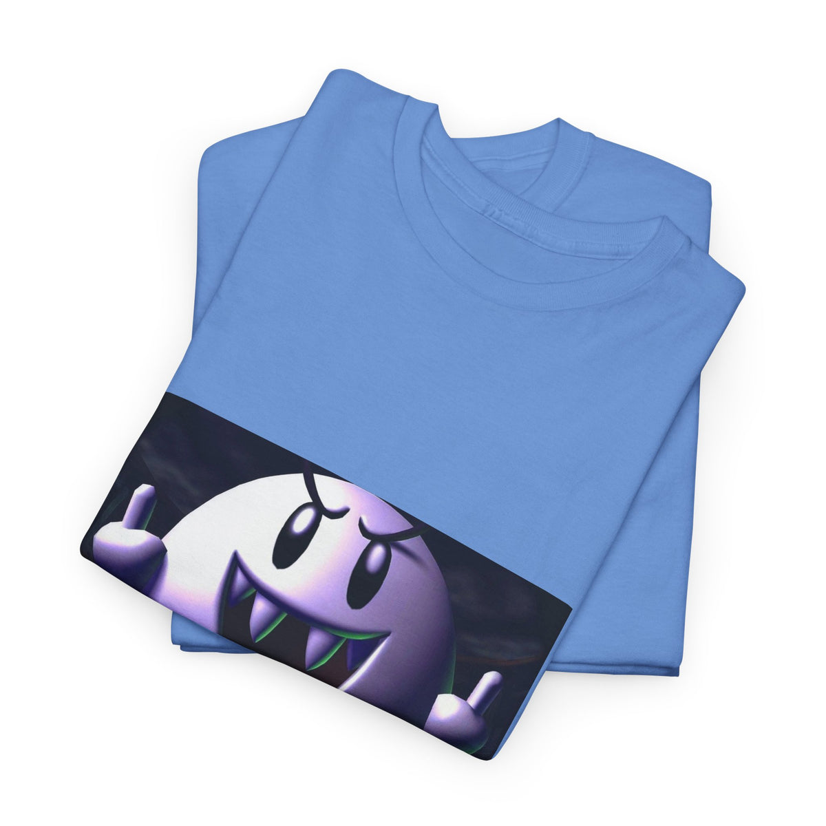 Edgy Ghost Flipping The Bird Tee