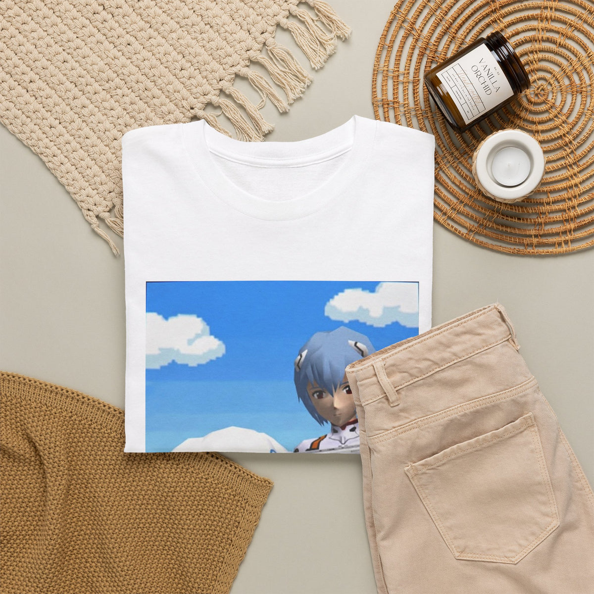 Rei Ayanami And Cinnamoroll Gaming PSP (Design 1)