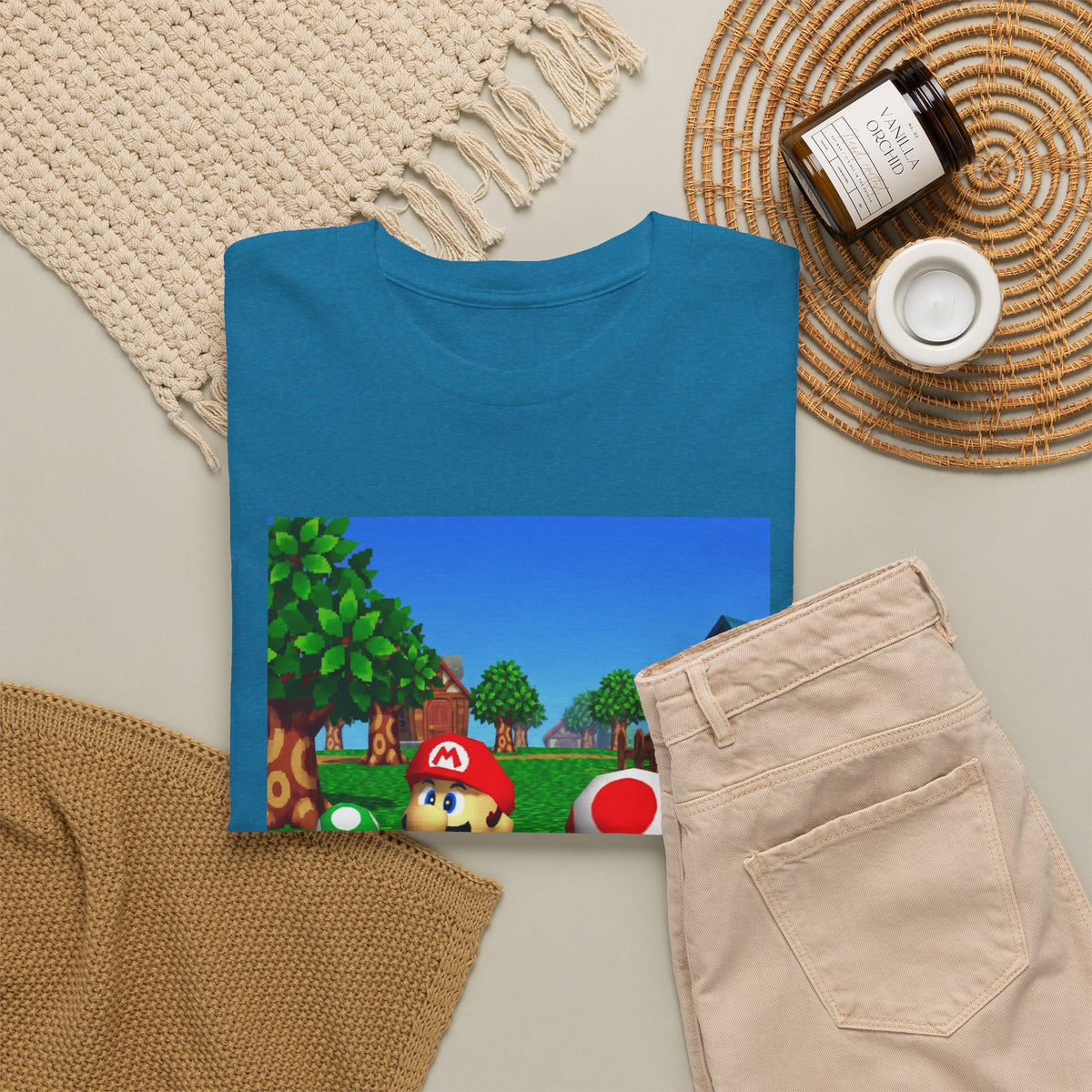Mario And Toad Chillin' With Shrooms