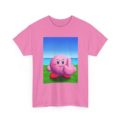 Kirby Flipping The Bird Beach Tee