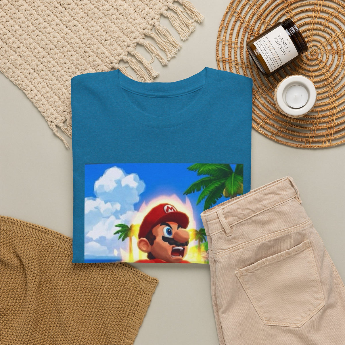 Super Buff Mario Power-Up Tee
