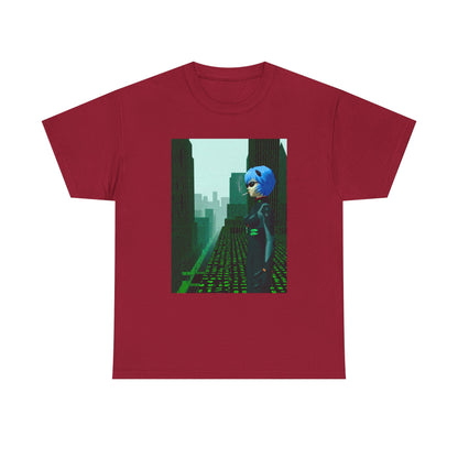 Neon Genesis Smoking Anime Girl Matrix Tee