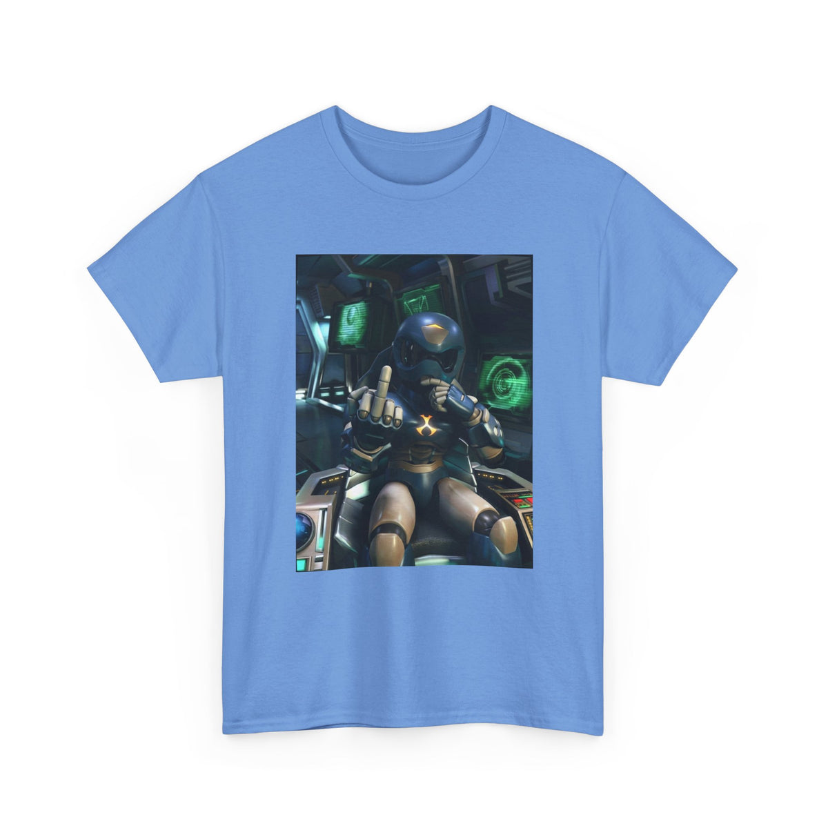 Sci-Fi Pilot Flipping The Bird Tee