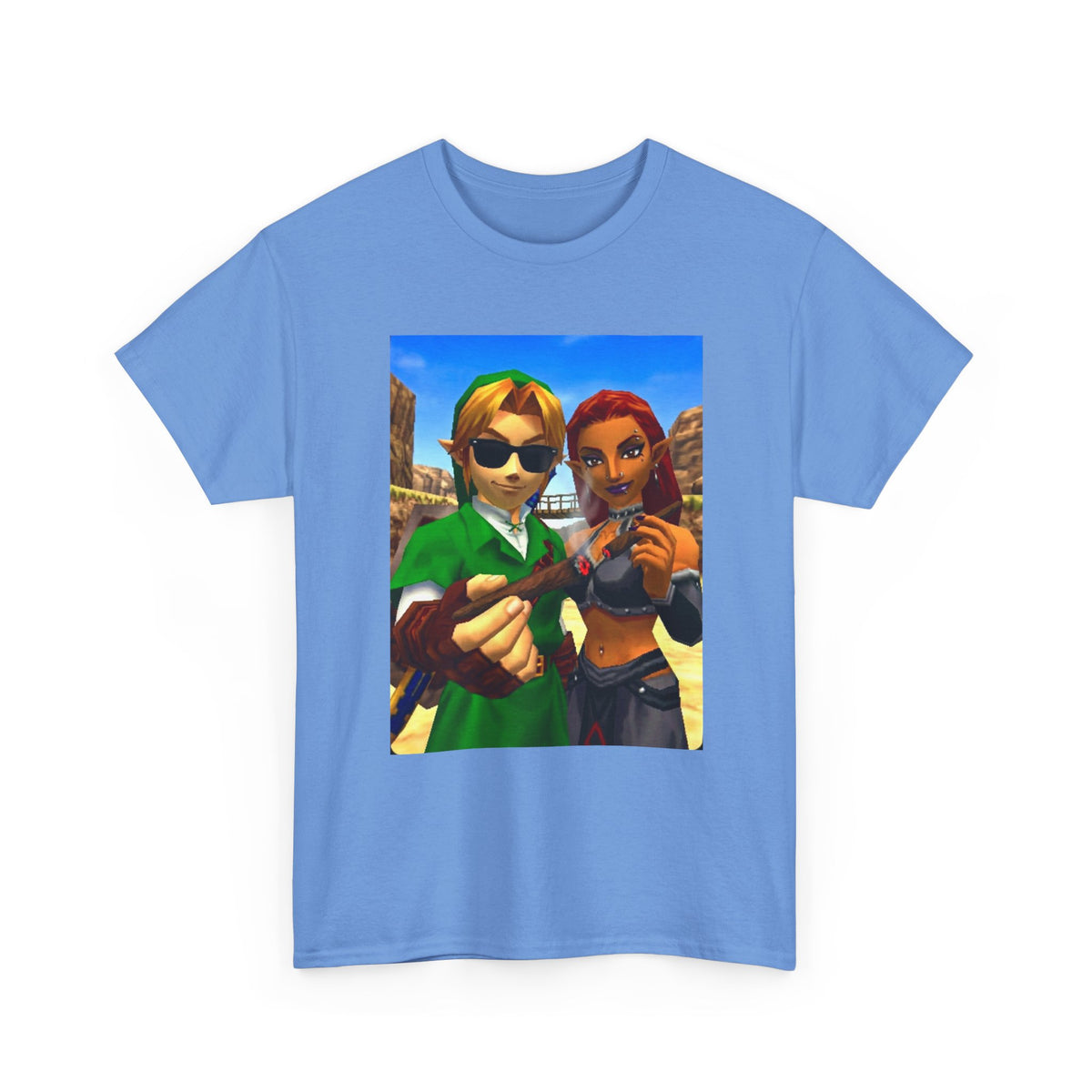 Link And Gerudo Blazing Out West Tee