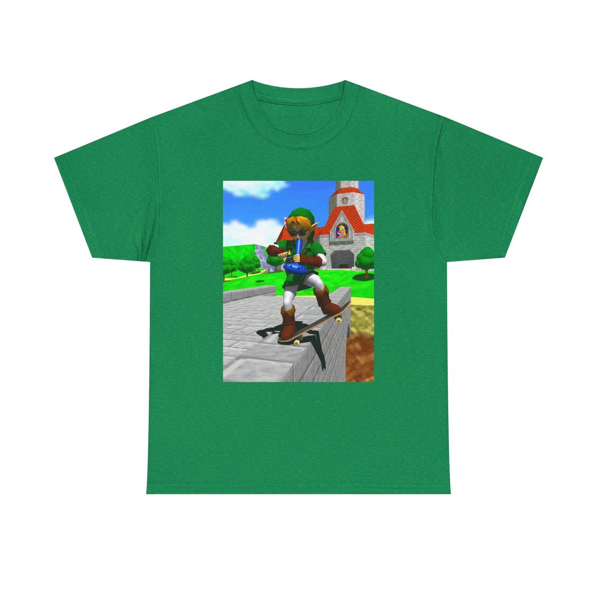 Stoner Link On Skateboard With Ocarina Bong