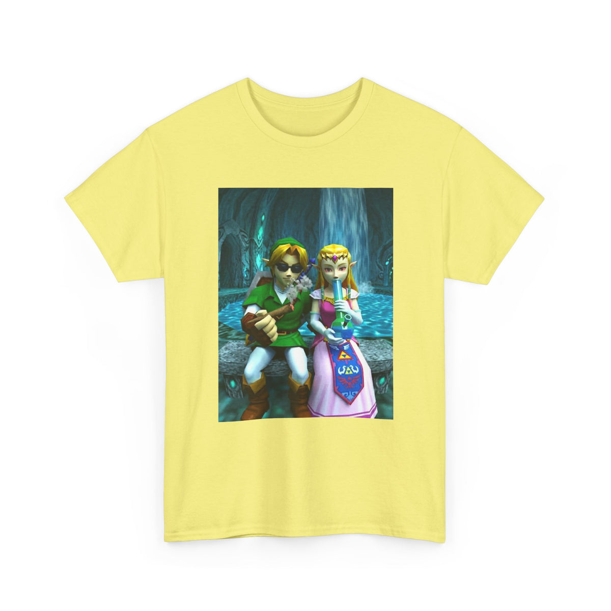 Link And Zelda Hitting The Stash