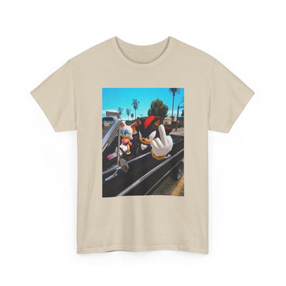 Shadow And Rouge Flipping The Bird Tee