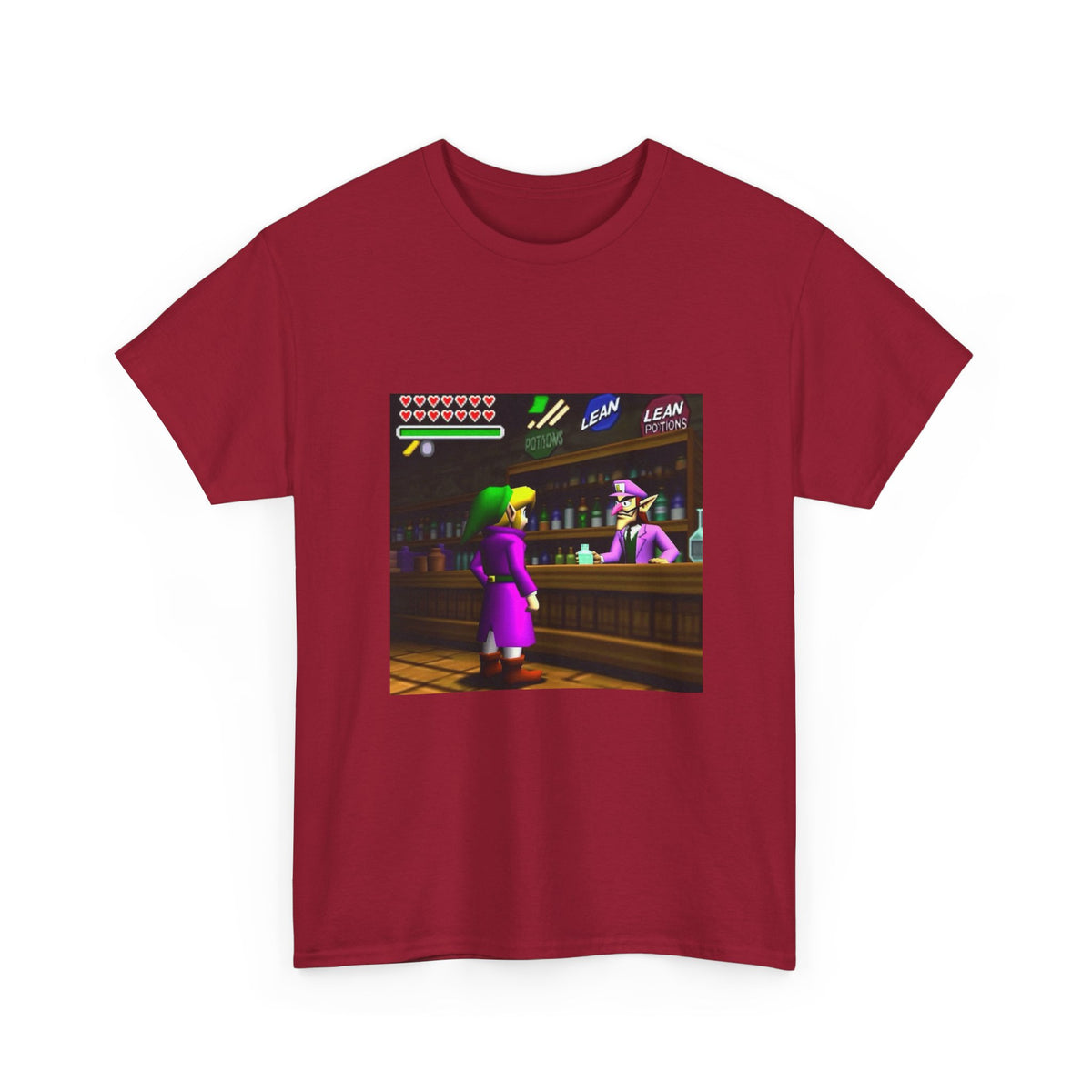 Link and Waluigi Trading Lean Potions