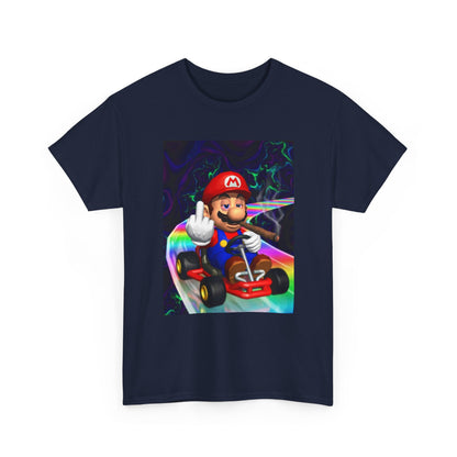 High Mario Karting On Rainbow Road