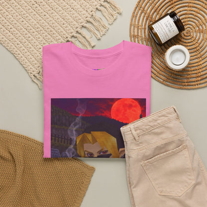 Mystic Green Canvas Graphic Tee