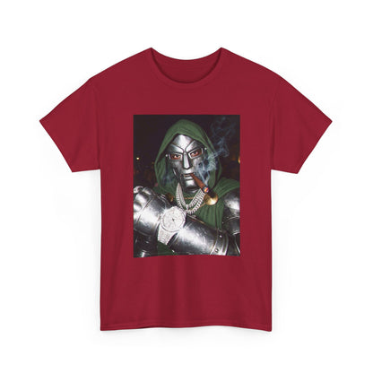 Masked Villain Smoking Cigar Checking Watch