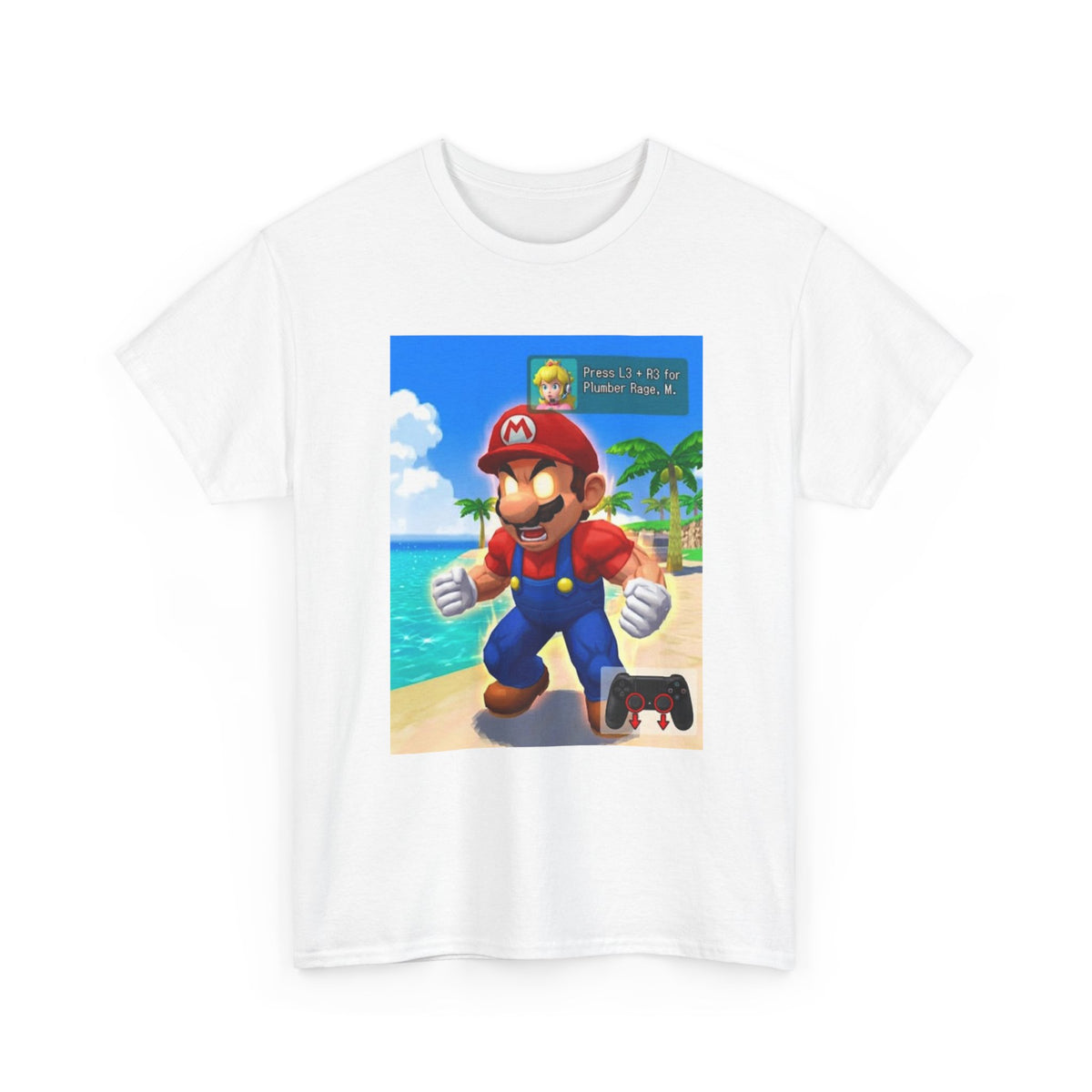 Mario's Plumber Rage Beach Tee