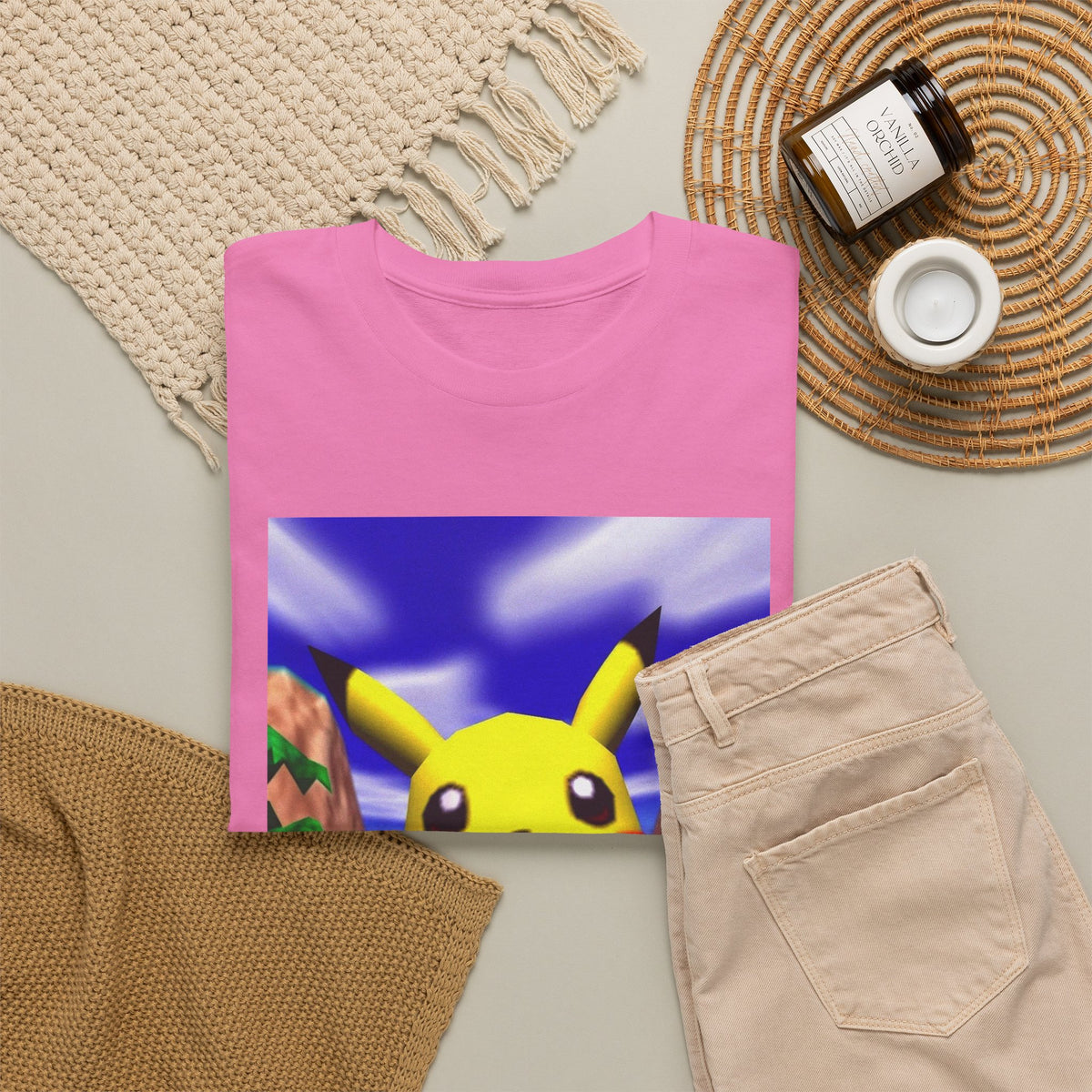 Pikachu Giving The Finger On An N64 Island