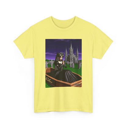 Gothic Girl Meditating In Coffin Tee