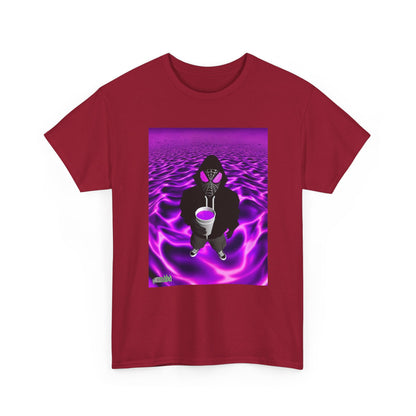 Spider-Hoodie With Purple Swirls Tee