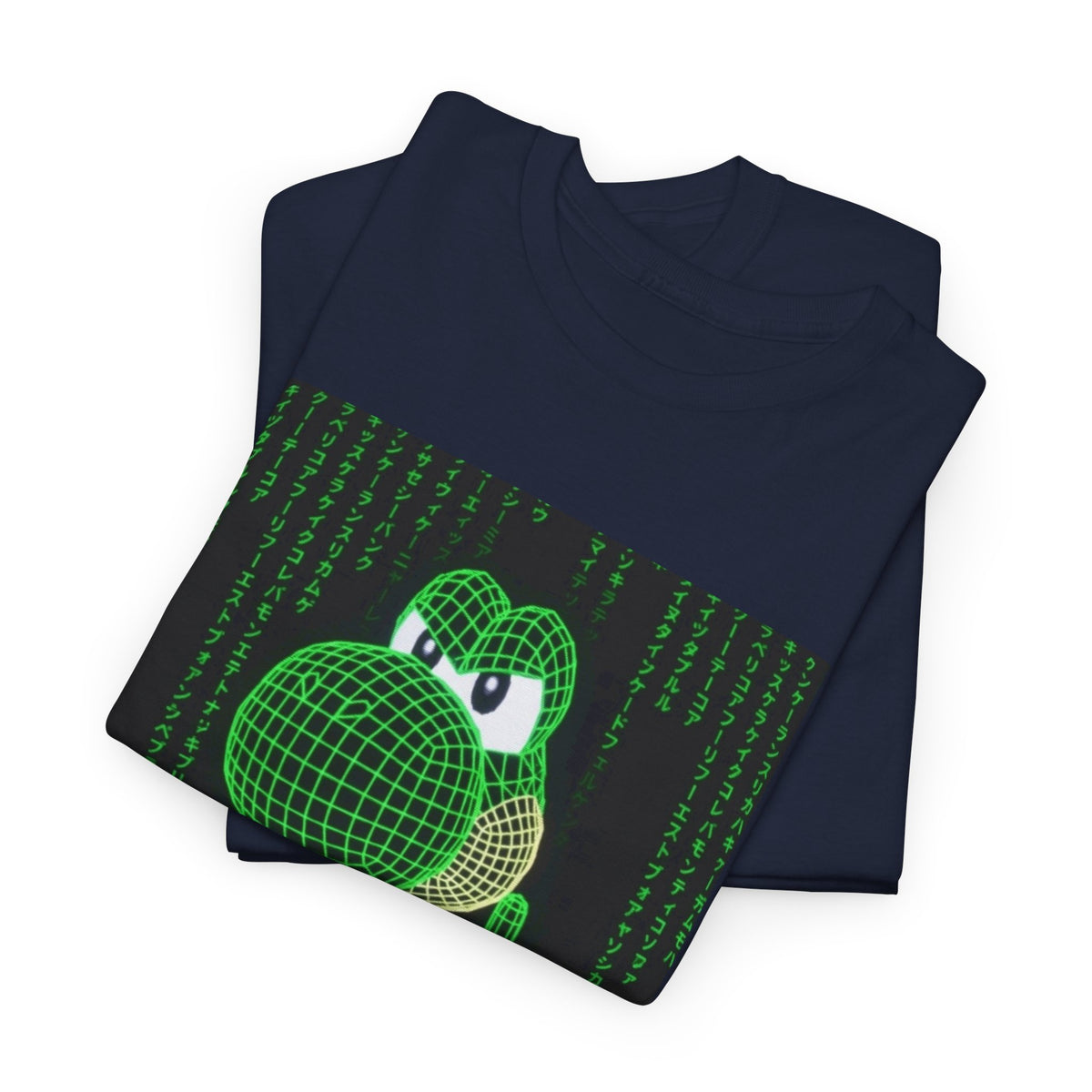 Wireframe Yoshi Flipping The Bird Tee