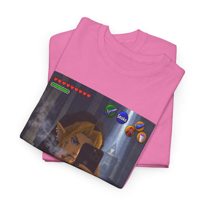 Edgy Link Smoking Selfie Tee
